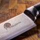 Sada damaškových nožů Chef 8" + Santoku 7" Tiny Wave Dellinger + bambusové prkénko