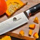 Sada damaškových nožů Chef 8" + Santoku 7" Tiny Wave Dellinger + bambusové prkénko
