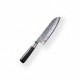 Santoku 167mm-Suncraft Senzo Classic-Damascus-japonský kuchyňský nůž-Tsuchime- VG10–33 vrstev