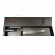 Santoku 167mm-Suncraft Senzo Classic-Damascus-japonský kuchyňský nůž-Tsuchime- VG10–33 vrstev