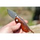 malý lovecký zavírací nůž Dellinger SMALL KILLER VG10 Damascus