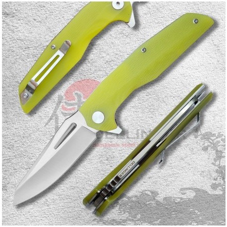 nůž zavírací Dellinger Coyotte Flipper - GREEN 8Cr14MoV