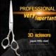 Kadeřnické nůžky 5,5" TITAN T3D55 ACRM Profesional