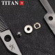 Kadeřnické nůžky 6" TITAN TM630 VG-10 Profesional - matné trimovací