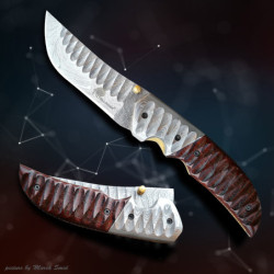 BAZAR - Lovecký zavírací damaškový nůž Dellinger Renoster